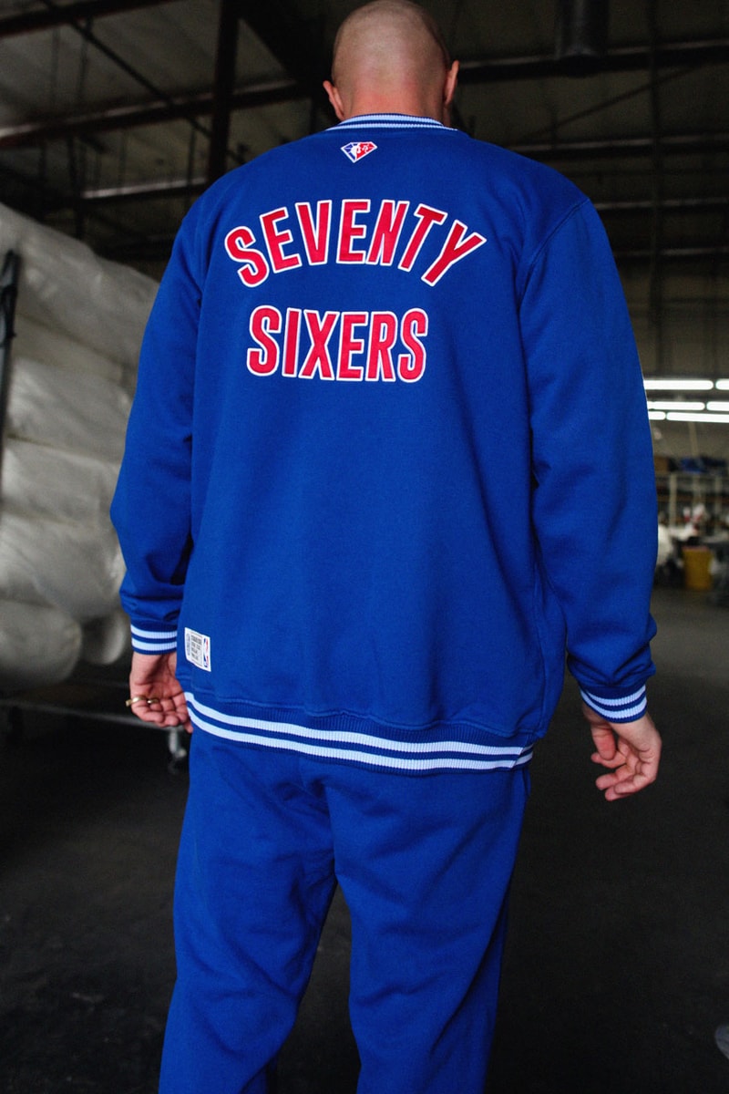Standard Issue Tees Links Up With the NBA for Cardigan Sweatsuit Collection Fashion