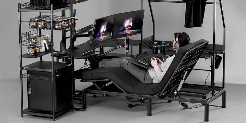 in bed gaming chair