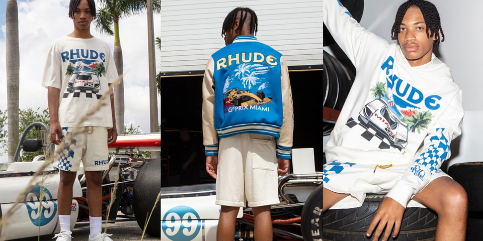 Rhude - Grand Prix T-shirt  HBX - Globally Curated Fashion and Lifestyle  by Hypebeast