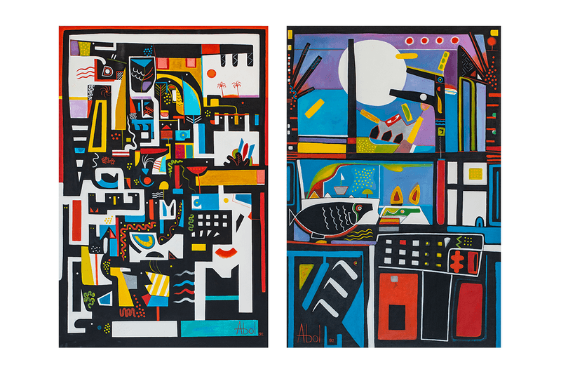 Abol Atighetchi Persian Calligraphy Post-Modern Figurative