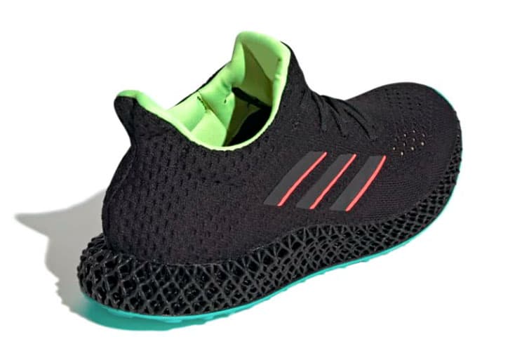 adidas futurecraft 4d black neon red teal green primeknit lattice release info date price news  