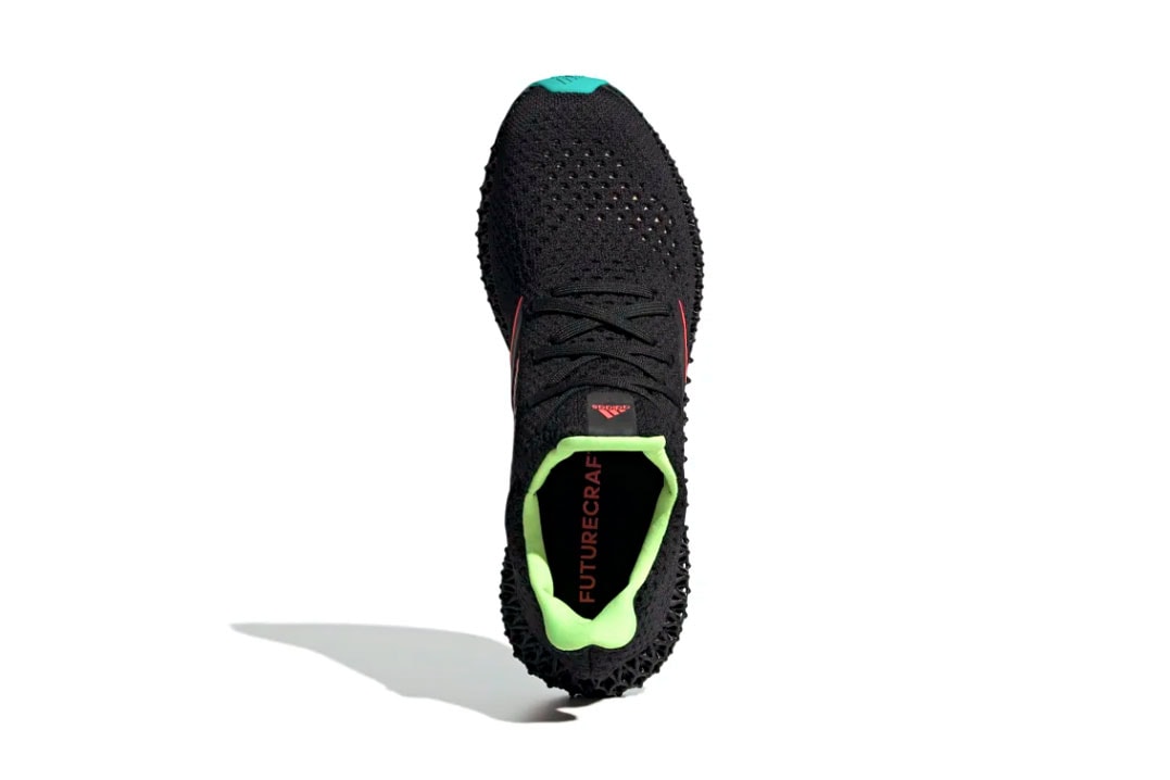 adidas futurecraft 4d black neon red teal green primeknit lattice release info date price news  