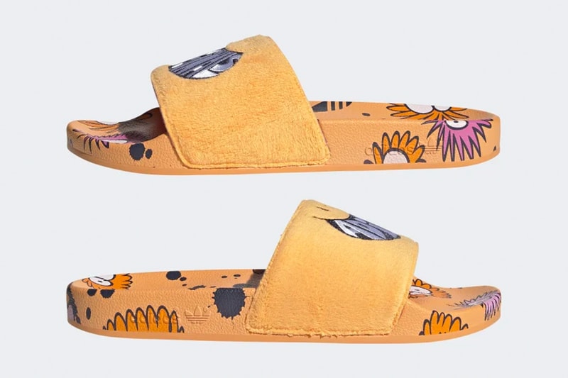Adidas and Kevin Lyons Join Forces to Release the Summer Ready Adilette Slides pop art cartoon colorful monsters equality pride month lgbtqia inclusivity international woman's day signature