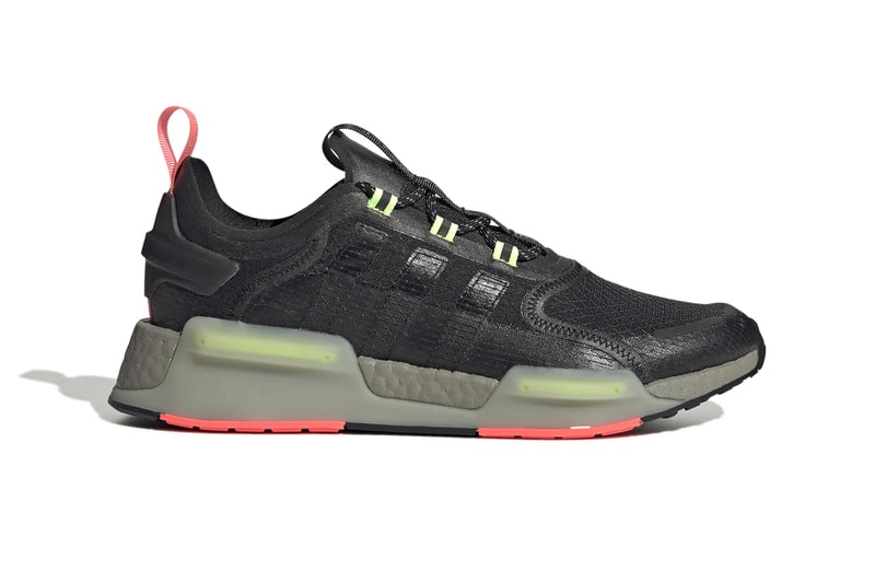 adidas NMD_V3 GW3064 GW3062 "Core Black/Signal Green" "Active Purple/Core Black/Signal Green" Release 2022