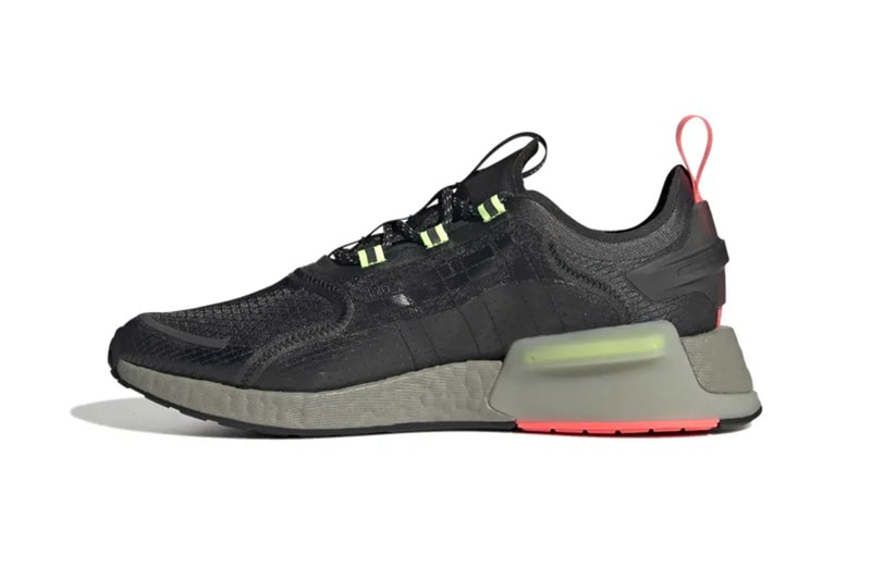adidas NMD_V3 GW3064 GW3062 "Core Black/Signal Green" "Active Purple/Core Black/Signal Green" Release 2022