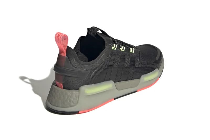 adidas NMD_V3 GW3064 GW3062 "Core Black/Signal Green" "Active Purple/Core Black/Signal Green" Release 2022