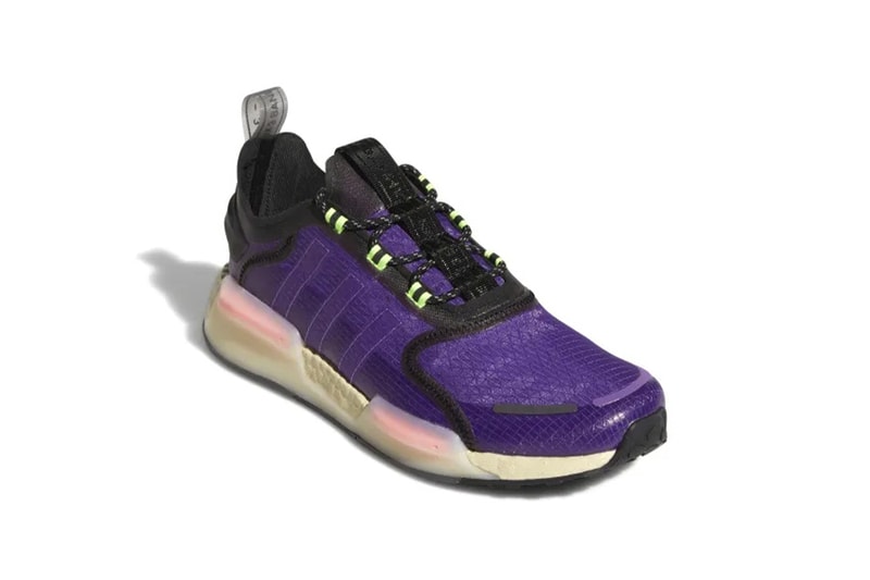 adidas NMD_V3 GW3064 GW3062 "Core Black/Signal Green" "Active Purple/Core Black/Signal Green" Release 2022