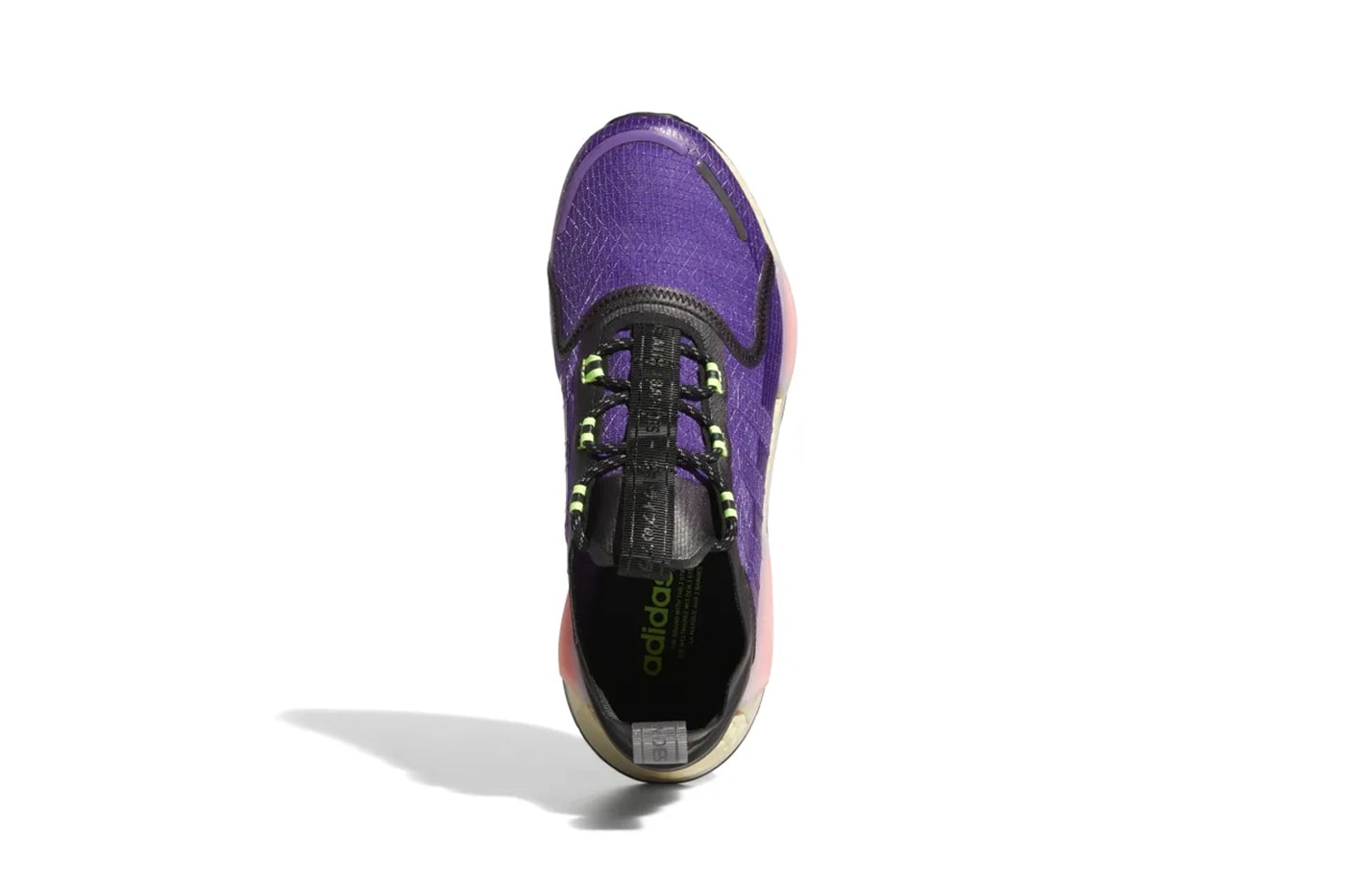adidas NMD_V3 GW3064 GW3062 "Core Black/Signal Green" "Active Purple/Core Black/Signal Green" Release 2022