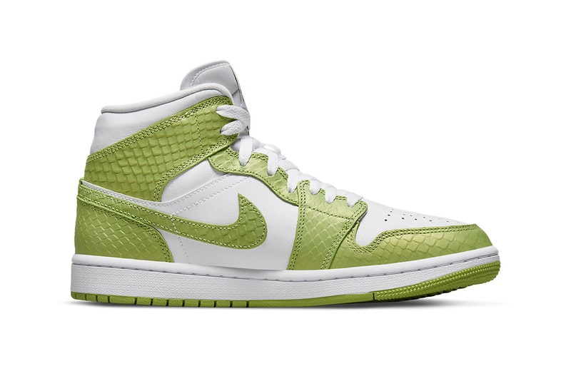 air jordan 1 mid green python DV2959 113 release date info store list buying guide photos price 