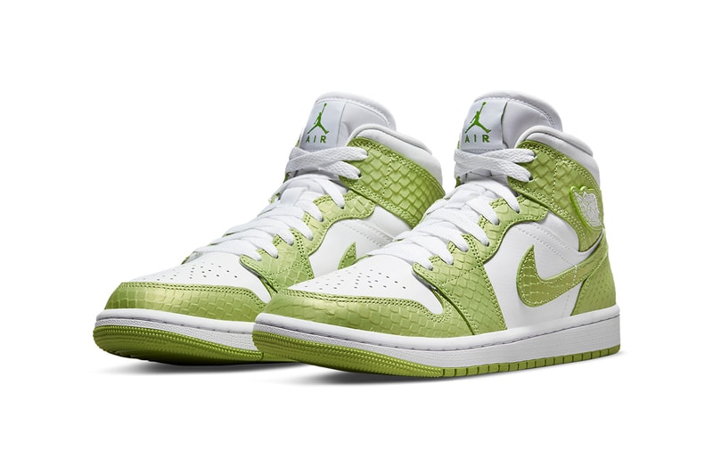 air jordan 1 mid green python DV2959 113 release date info store list buying guide photos price 