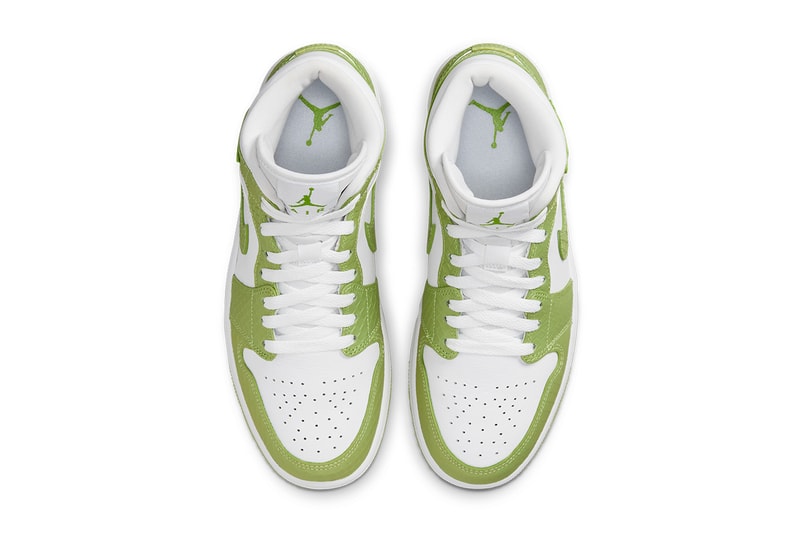 air jordan 1 mid green python DV2959 113 release date info store list buying guide photos price 