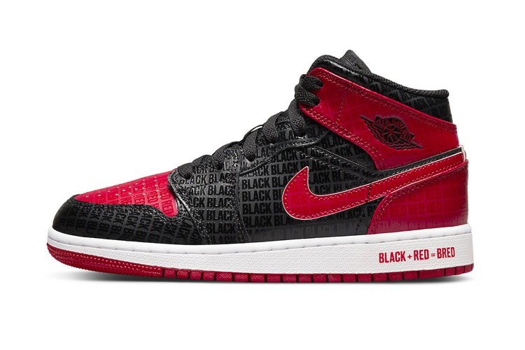 Take an Official Look at the Air Jordan 1 Mid GS "Bred"