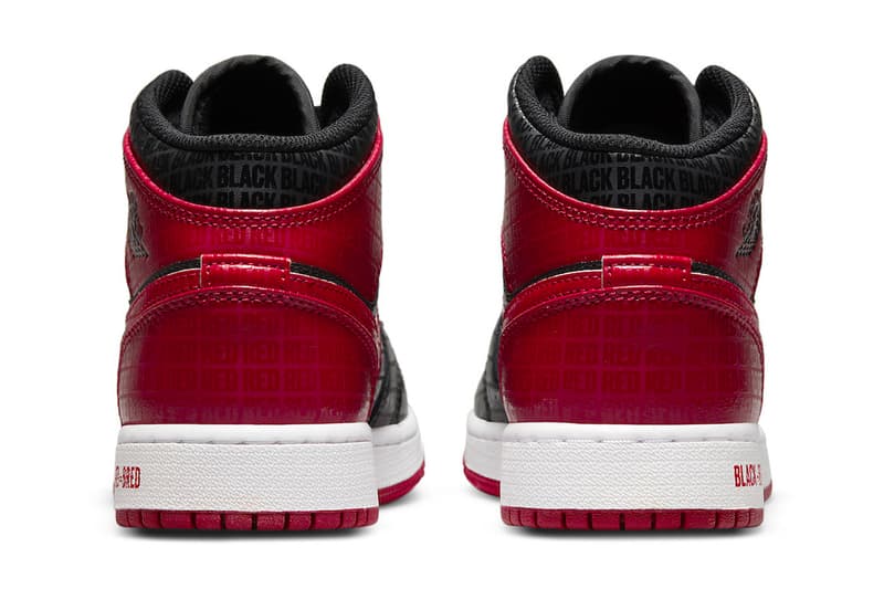 Air Jordan 1 Mid GS Bred Official Look Look Release Info Date Buy Price 