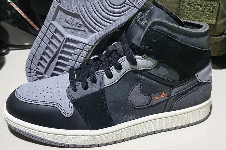 Jordan Brand Adds a Stealth Air Jordan 1 Mid to the "Inside Out" Series