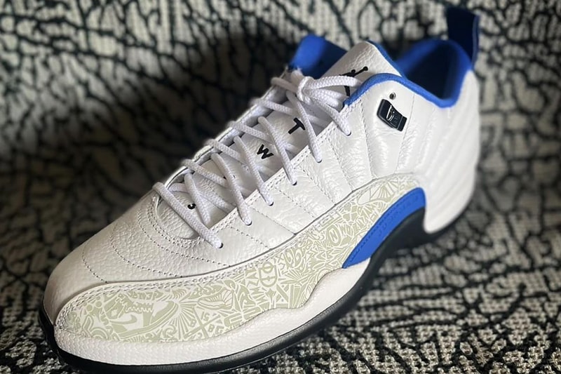 air jordan 12 low golf nrg laser white blue beige release info date store list buying guide photos price 