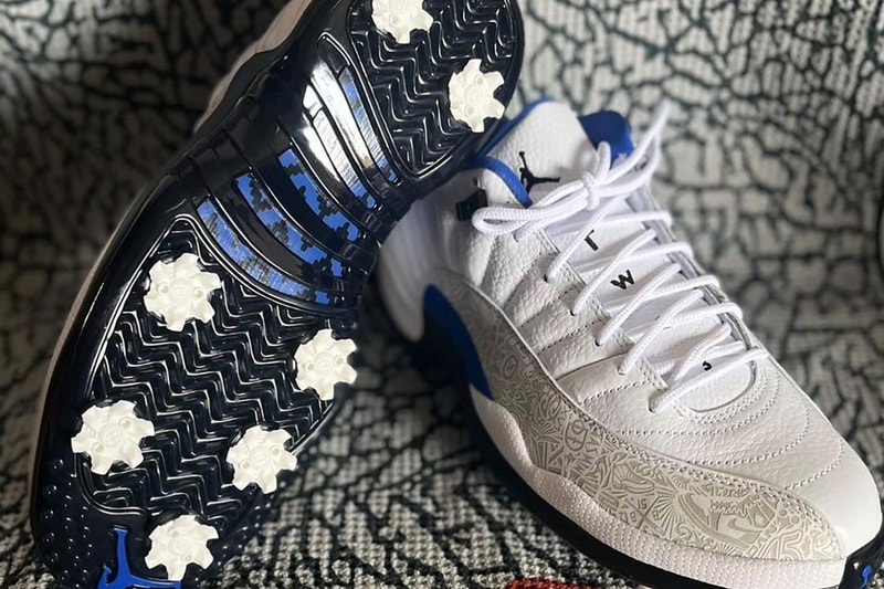 air jordan 12 low golf nrg laser white blue beige release info date store list buying guide photos price 