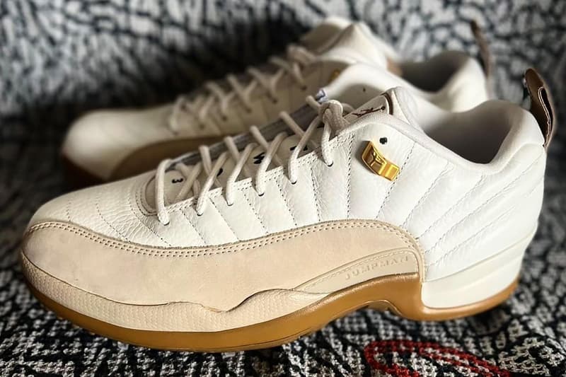 air jordan 12 low golf nrg laser white blue beige release info date store list buying guide photos price 