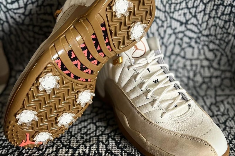 air jordan 12 low golf nrg laser white blue beige release info date store list buying guide photos price 
