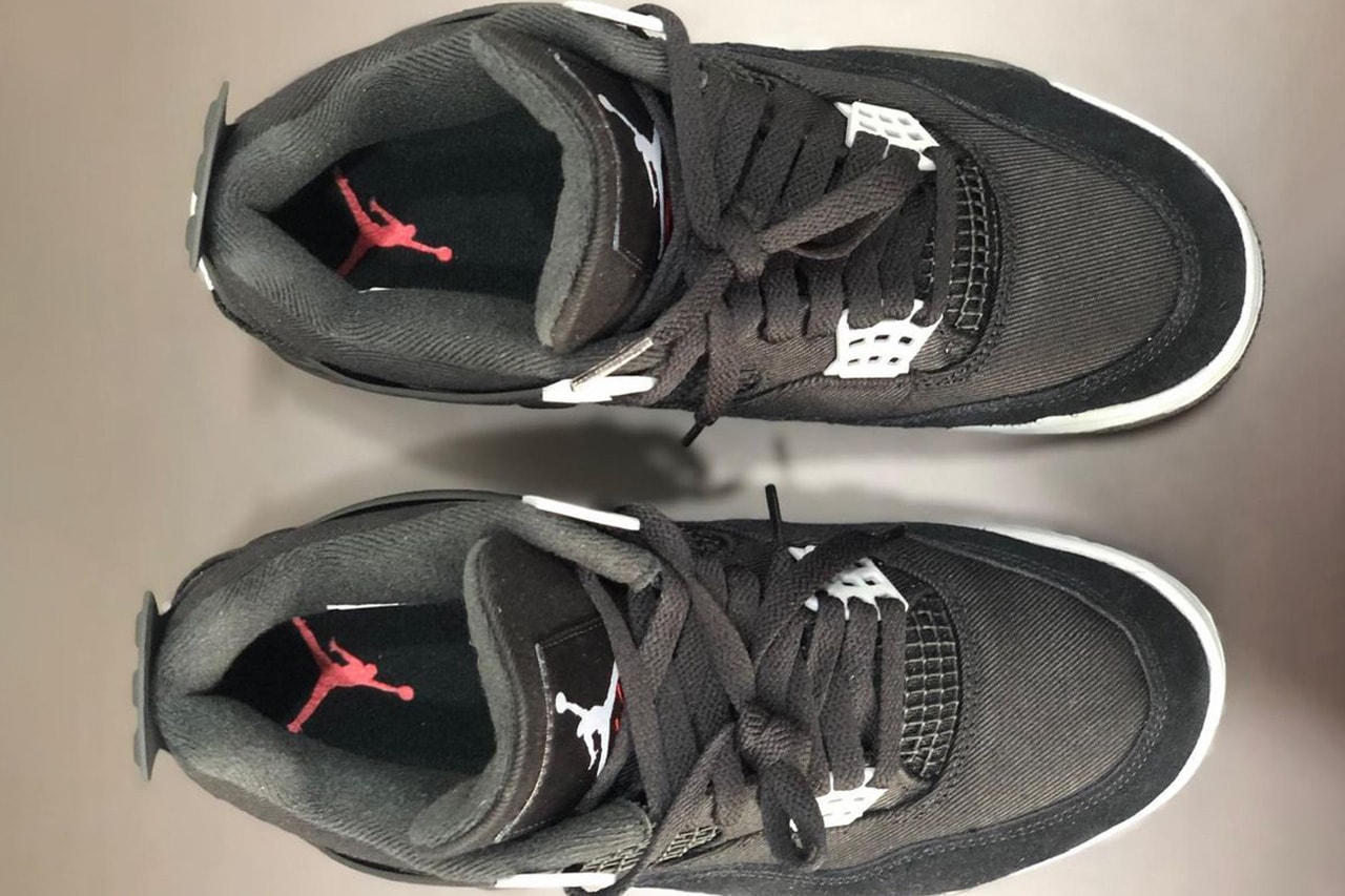 air jordan 4 black canvas release info date store list buying guide photos price 