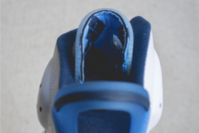 Air Jordan 6 UNC 2017 NCAA Champions PE Images English Sole Michael Jordan University of North Carolina Tar Heels