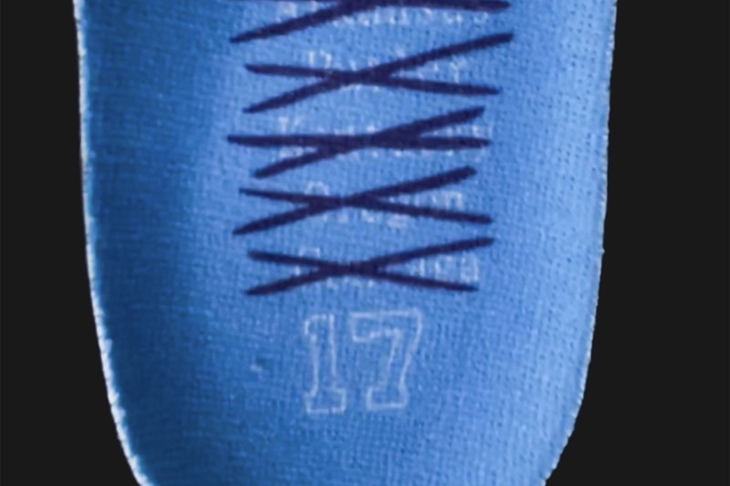Air Jordan 6 UNC 2017 NCAA Champions PE Images English Sole Michael Jordan University of North Carolina Tar Heels