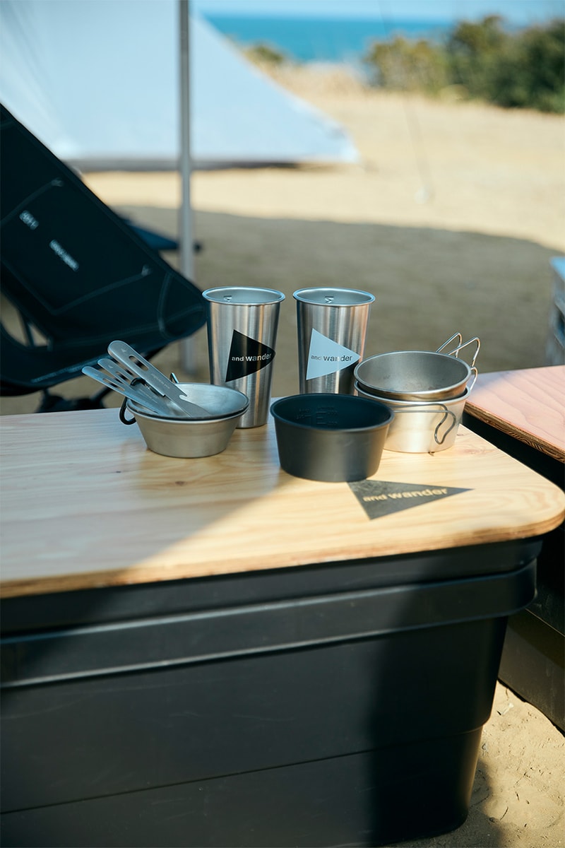 and wander Spring/Summer 2022 Camping Collection Helinox OOFOS collaboration 
