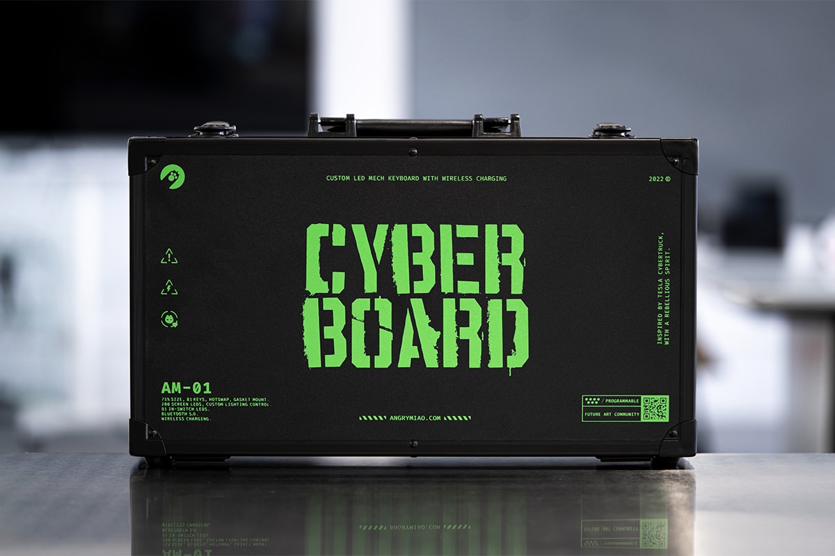 Angry Miao Unveils the CYBERBOARD Terminal Keyboard