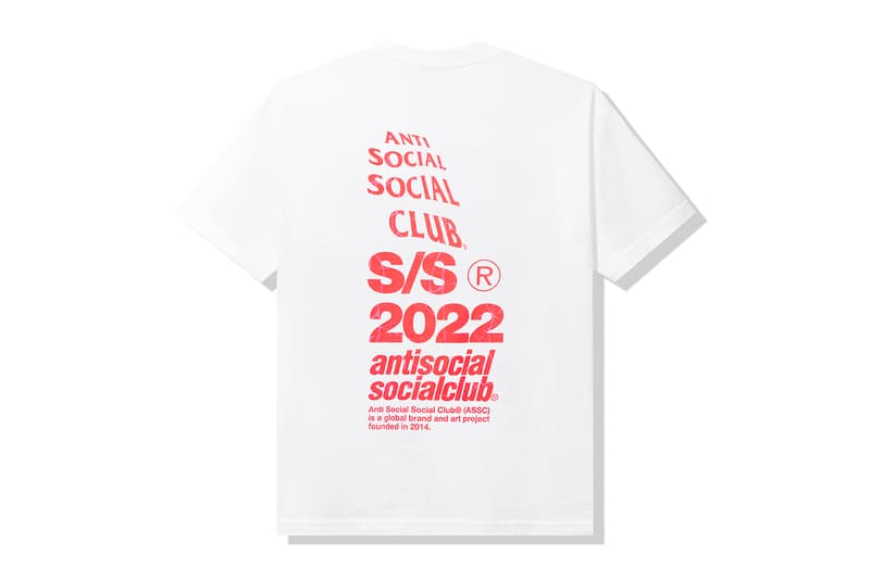 Anti Social Social Club SS22 SICK & TIRED Collection Full Look Playboy Casestudy Korea RetaW Collaborations Release Info Date Buy Price 