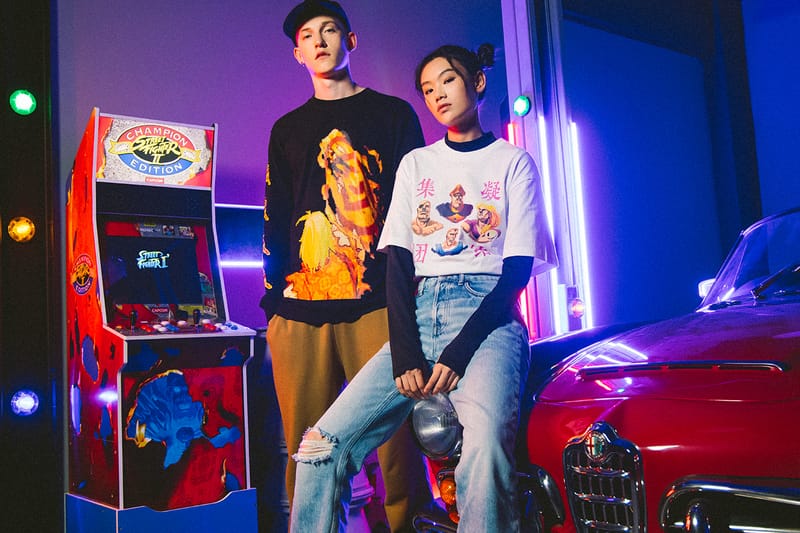 CLOT and ARCADE1UP Come Together for a 'Street Fighter™ II' Big Blue Arcade Machine