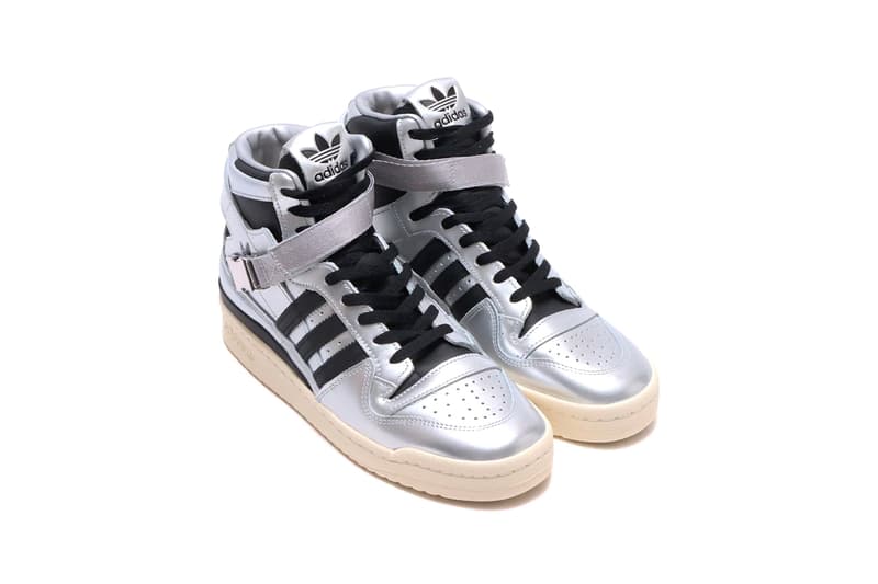 atmos x adidas Originals Forum "Kobako" Collaboration High Low Metallic Silver Japan 2000s Y2K Release Information