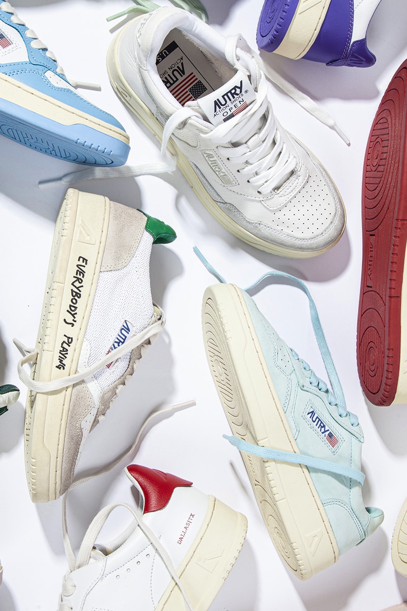 Autry Spring/Summer 2022 Collection at Tessuti sneaker vintage tennis American styles