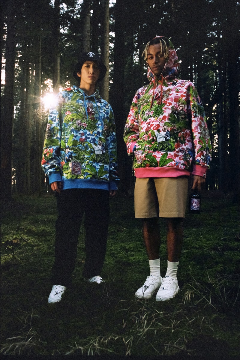 bape monkey 47 summer skate capsule collection gin fashion streetwear hoodie skateboard bottle a bathing ape