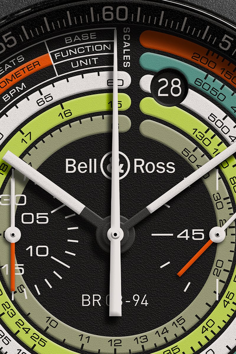 Bell & Ross Drops Colorful BR 03-94 Multimeter Exercise Tool Watch