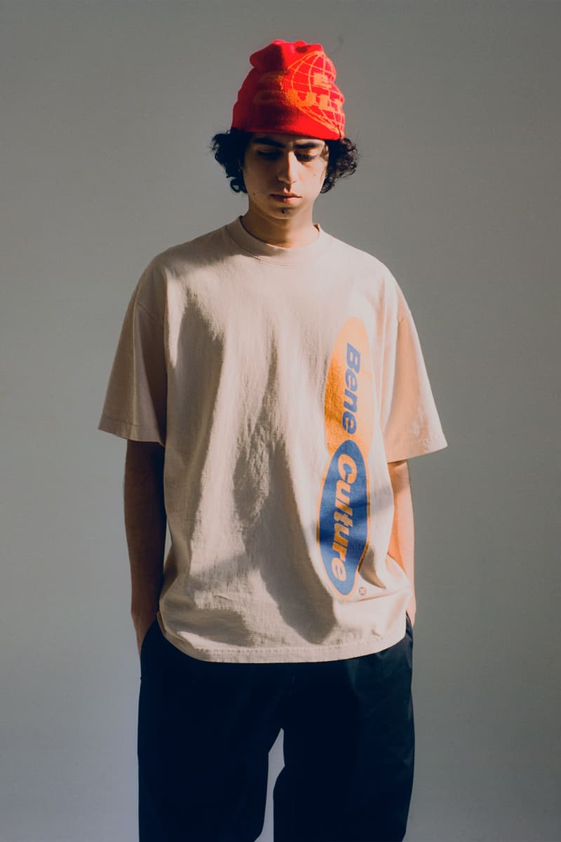 Bene Culture SS22 Spring Summer 2022 series collection graphic tee vests sweatpants sweaters beanie plaid dresses pants 