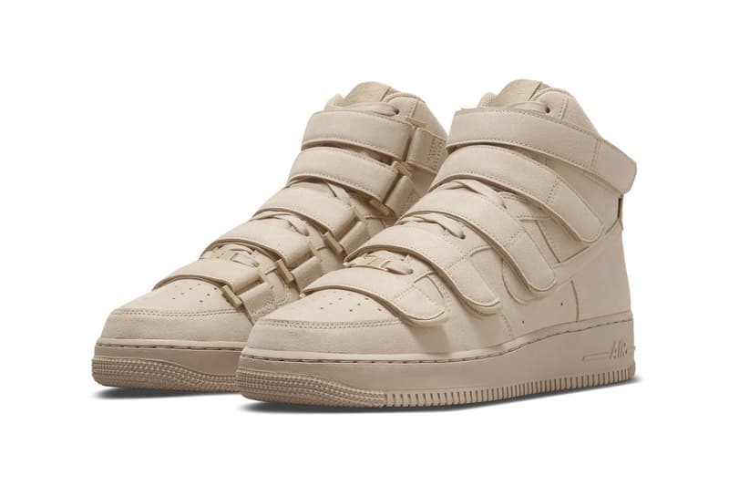 billie eilish nike air force 1 high mushroom DM7926-200 2022 special edition premium suede velcro dubrae release info date news 