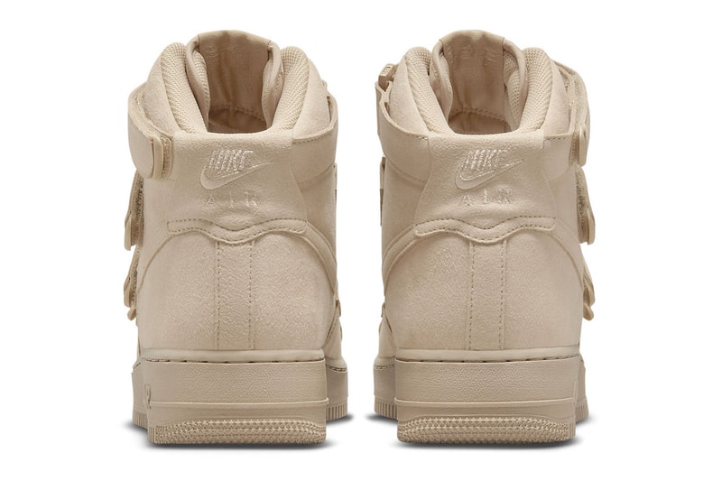 billie eilish nike air force 1 high mushroom DM7926-200 2022 special edition premium suede velcro dubrae release info date news 