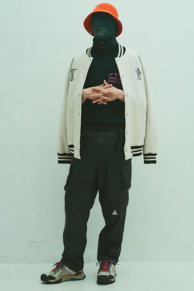 Billionaire Boys Club SS22 Collection Is All About Casual Spring Layering nigo japanese streetwear monochrome stadium jackets relaxed silhouette pharrell williams