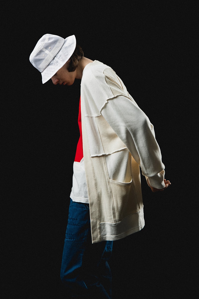Blue Blue Japan Spring/Summer 2022 Collection New Arrivals HBX Release Info Buy Price Workwear Vest Jacket Corduroy Weave T-shirt Jeans Patchwork Worn