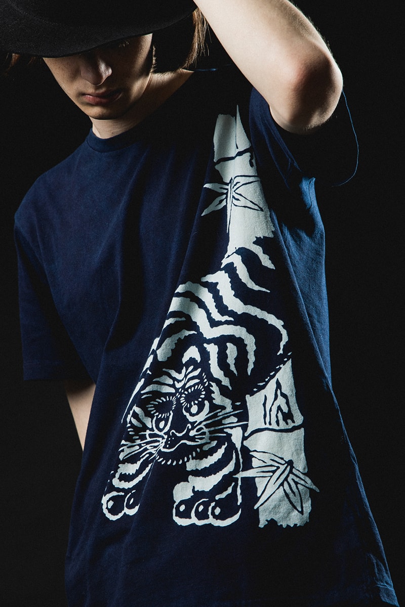 Blue Blue Japan Spring/Summer 2022 Collection New Arrivals HBX Release Info Buy Price Workwear Vest Jacket Corduroy Weave T-shirt Jeans Patchwork Worn