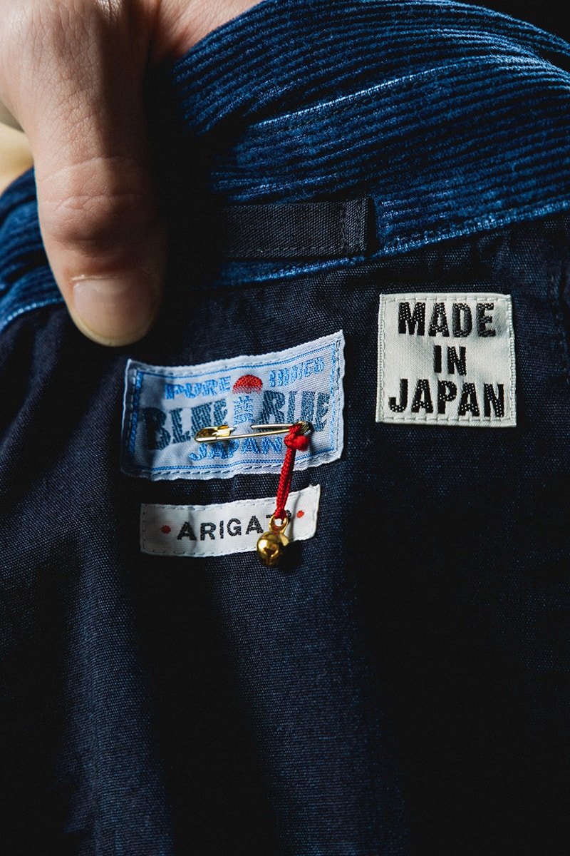 Blue Blue Japan Spring/Summer 2022 Collection New Arrivals HBX Release Info Buy Price Workwear Vest Jacket Corduroy Weave T-shirt Jeans Patchwork Worn