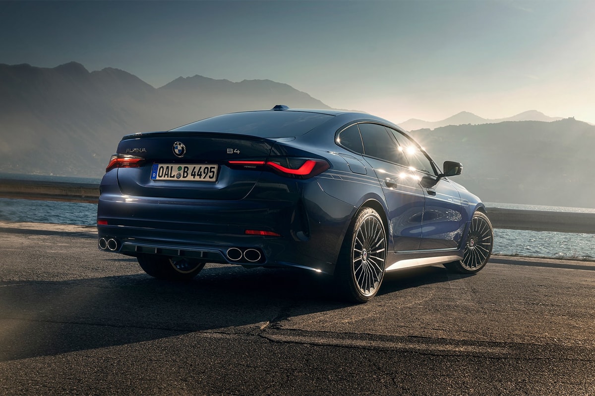 bmw alpina germany tuning automaker 495 horsepower b4 gran coupe 