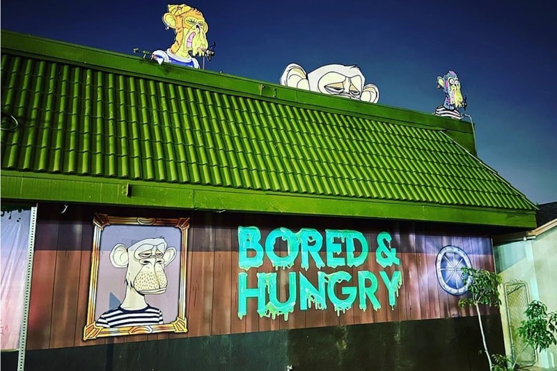 Bored & Hungry First Bored Ape Yacht Club Restaurant Officially Opened Info Andy Nguyen ETH Etherum $APE ApeCoin