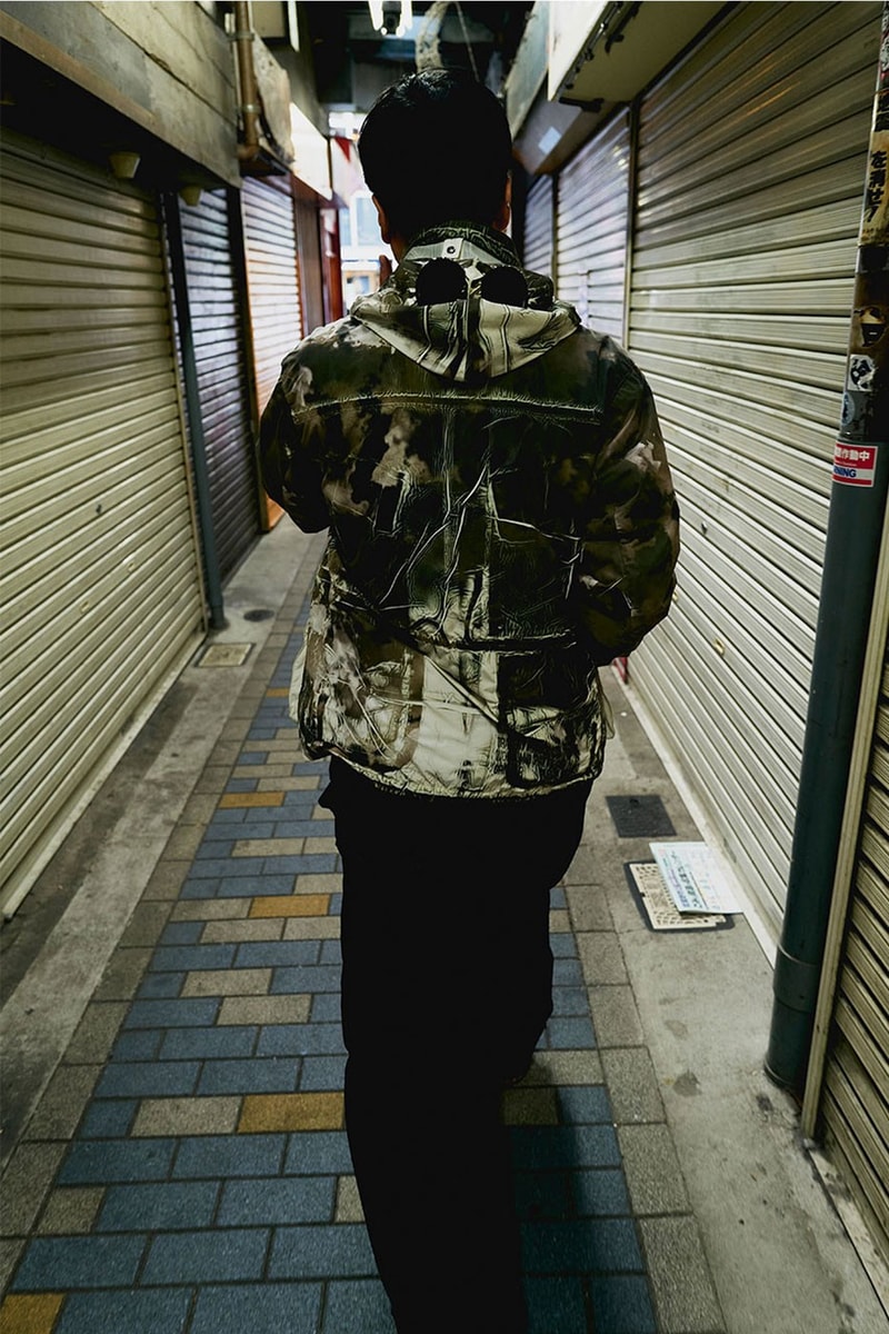 CP Company Gore tex infinium mixed tracery ss22 collection spring summer 2022 camouflage silver grey yellow goggle jacket lens waterproof sublimation release info date price