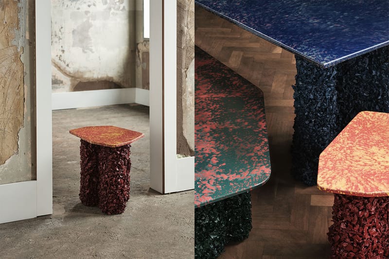 CAN’s Liquid Geology Tables Are Made From "Rubber Rock"