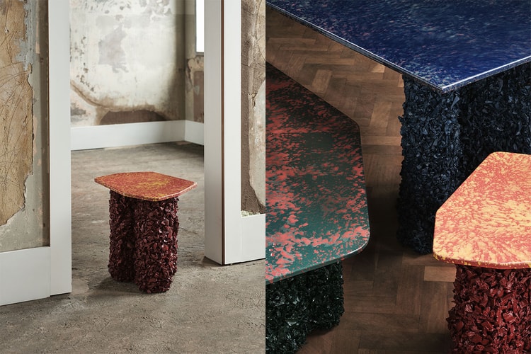 CAN’s Liquid Geology Tables Are Made From "Rubber Rock"
