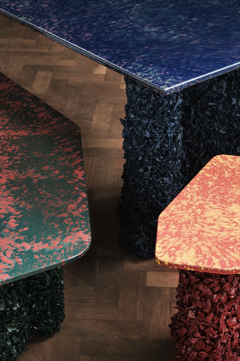 CAN’s Liquid Geology Tables Are Made From ‘Rubber Rock’ 