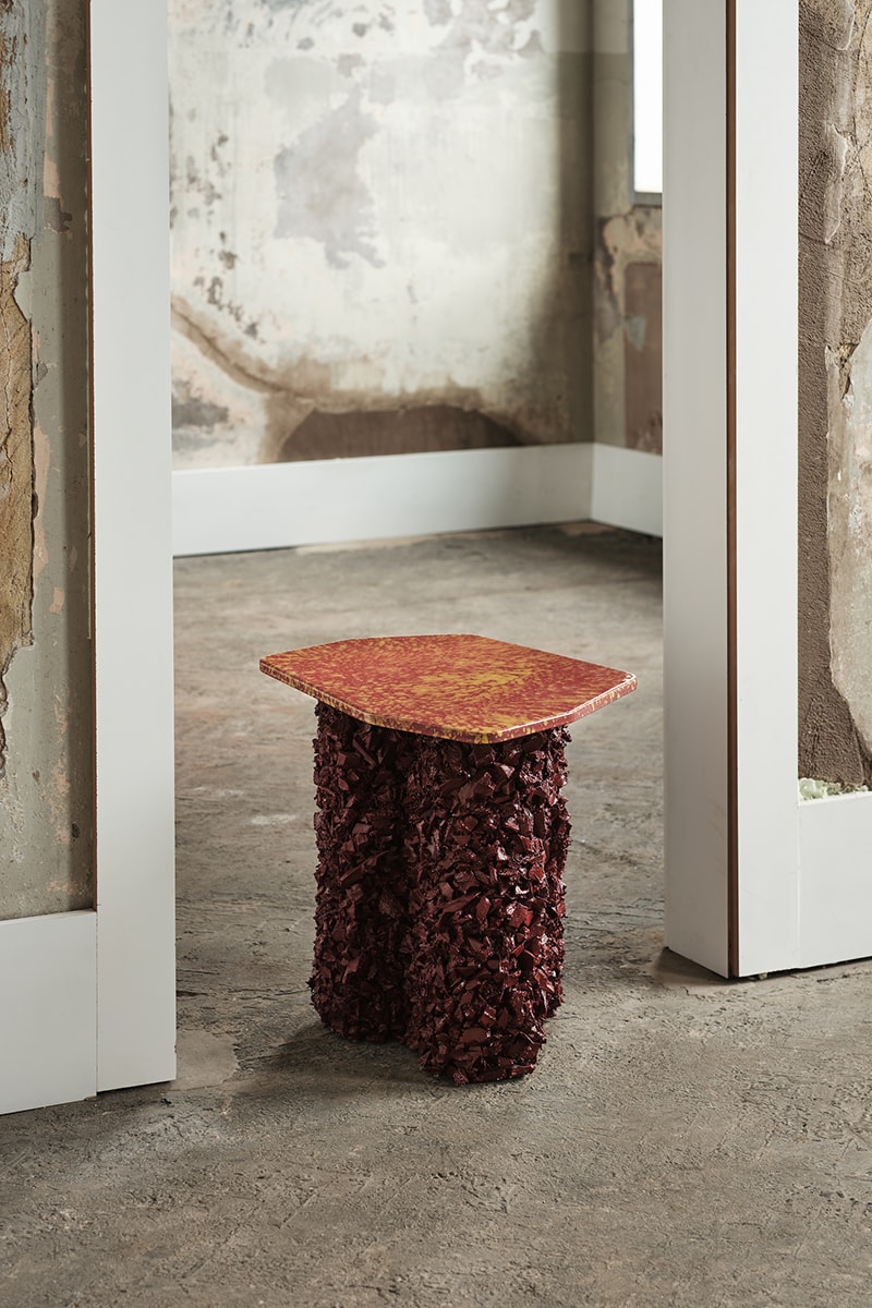 CAN’s Liquid Geology Tables Are Made From ‘Rubber Rock’ 