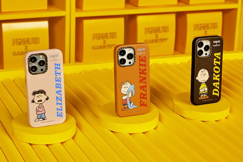 Peanuts x CASETiFY Collaboration Release Info iPhone accessories tech collab airpod cases water bottles snoopy Charlie Brown 