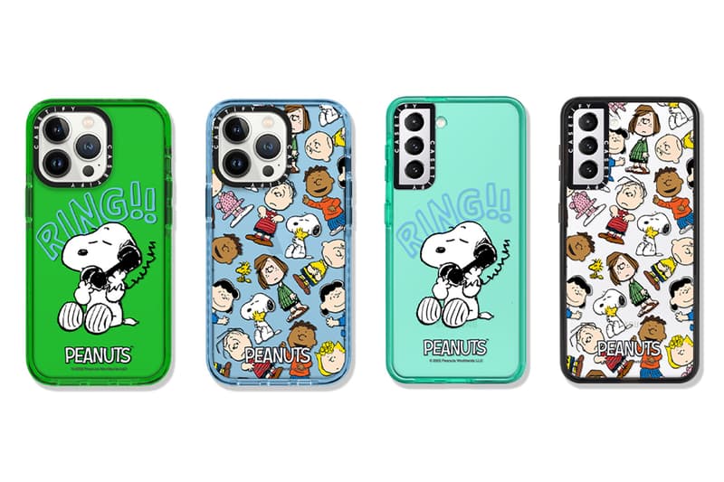 Peanuts x CASETiFY Collaboration Release Info iPhone accessories tech collab airpod cases water bottles snoopy Charlie Brown 