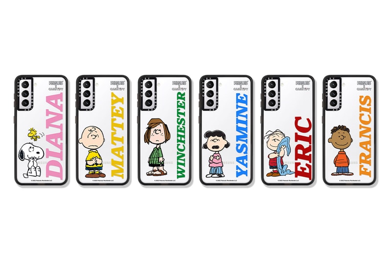 Peanuts x CASETiFY Collaboration Release Info iPhone accessories tech collab airpod cases water bottles snoopy Charlie Brown 